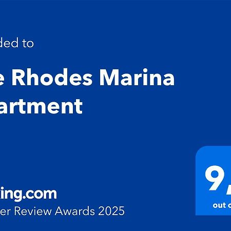 The Rhodes Marina Apartment Rhodes City Екстер'єр фото